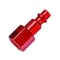 Lubrimatic Tru-Flate Tru-Match Aluminum I/M Style Plug 1/4 in. Female 1 pc 12-234R - alternate 2